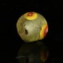 Medieval glass eye bead 386EMa